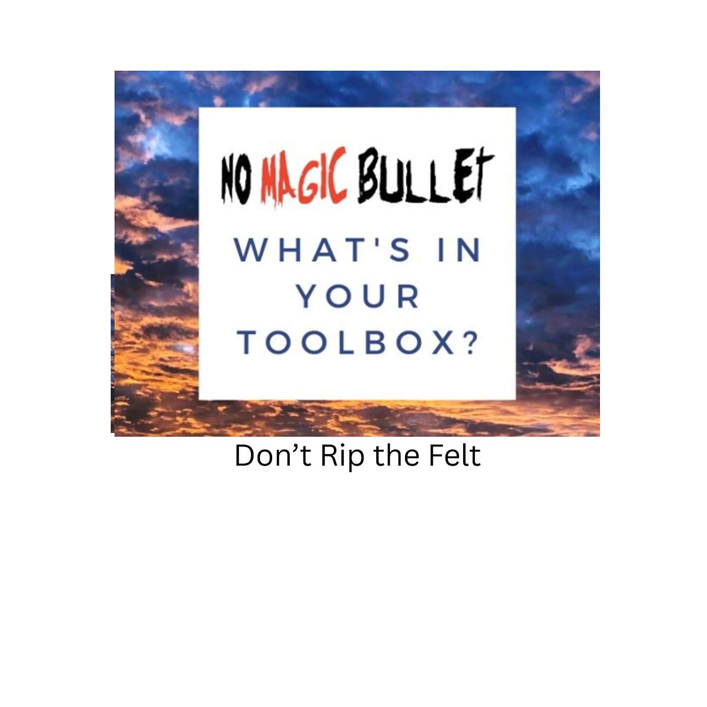 No Magic Bullet Podcast - An Honest Discussion on Mental Health