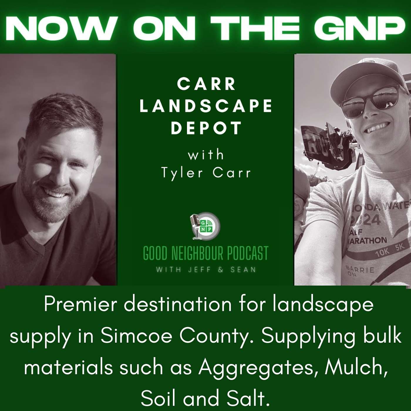 Tyler Carr of Carr Landscape Depot episode artwork