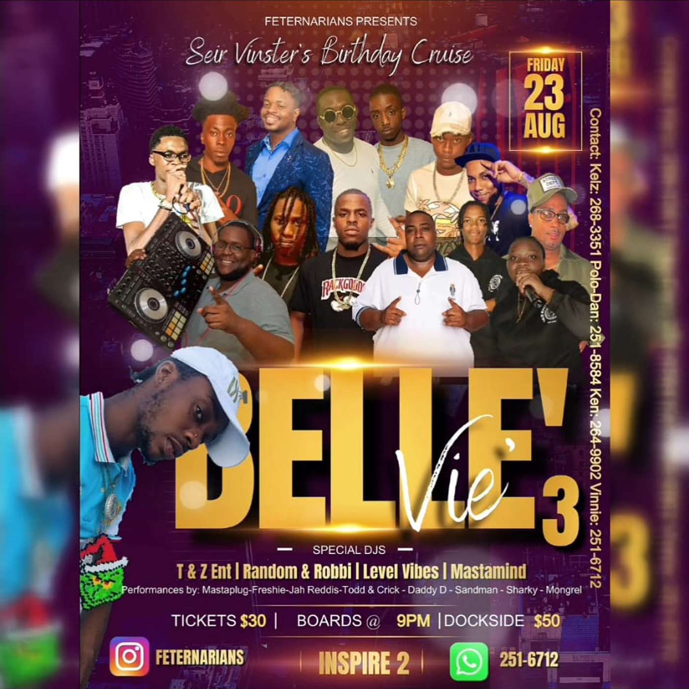 BELLE'VIE 3 SEIR VINSTER'S BIRTHDAY CRUISE