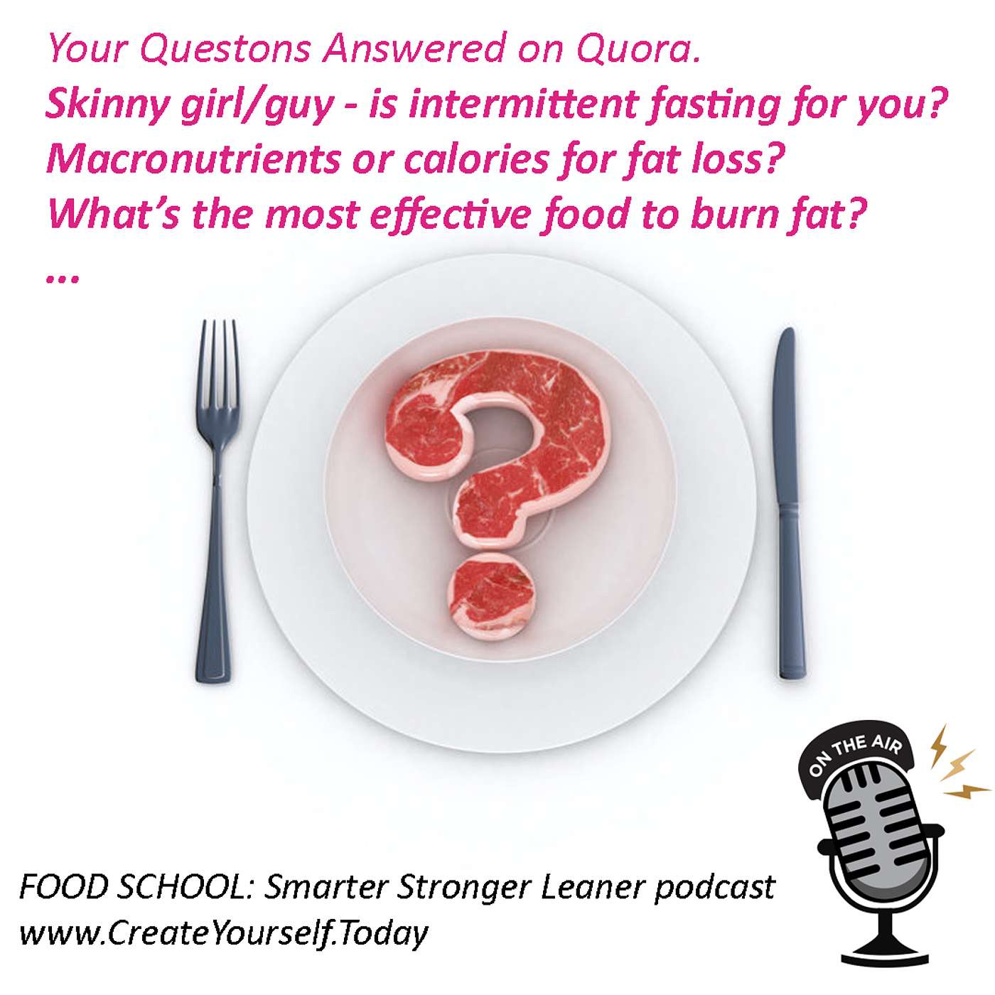 Q&A: Macros or Calories? Muscles and Fasting for skinny guys? Fat burning foods? My go-to work lunch?