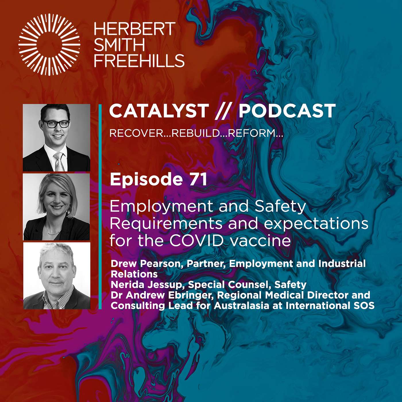 EP71 Catalyst: Employment and Safety Requirements and expectations for the COVID vaccine episode artwork