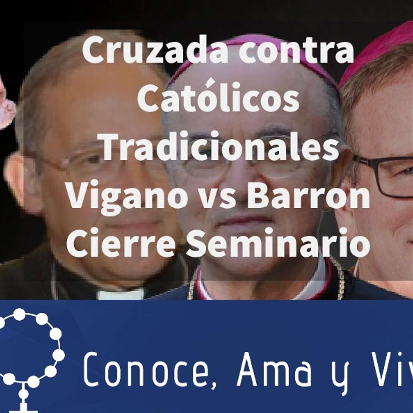 Episodio 323: 🤫Cruzada contra católicos tradicionalistas 😪Obispo Barron vs Vigano 😱Cierre Seminario San Rafael episode artwork