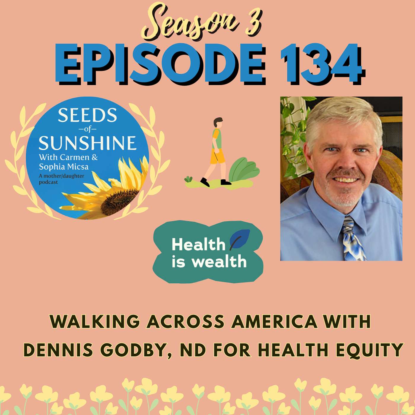 Walking Across America with Dennis Godby, ND for Health Equity episode artwork