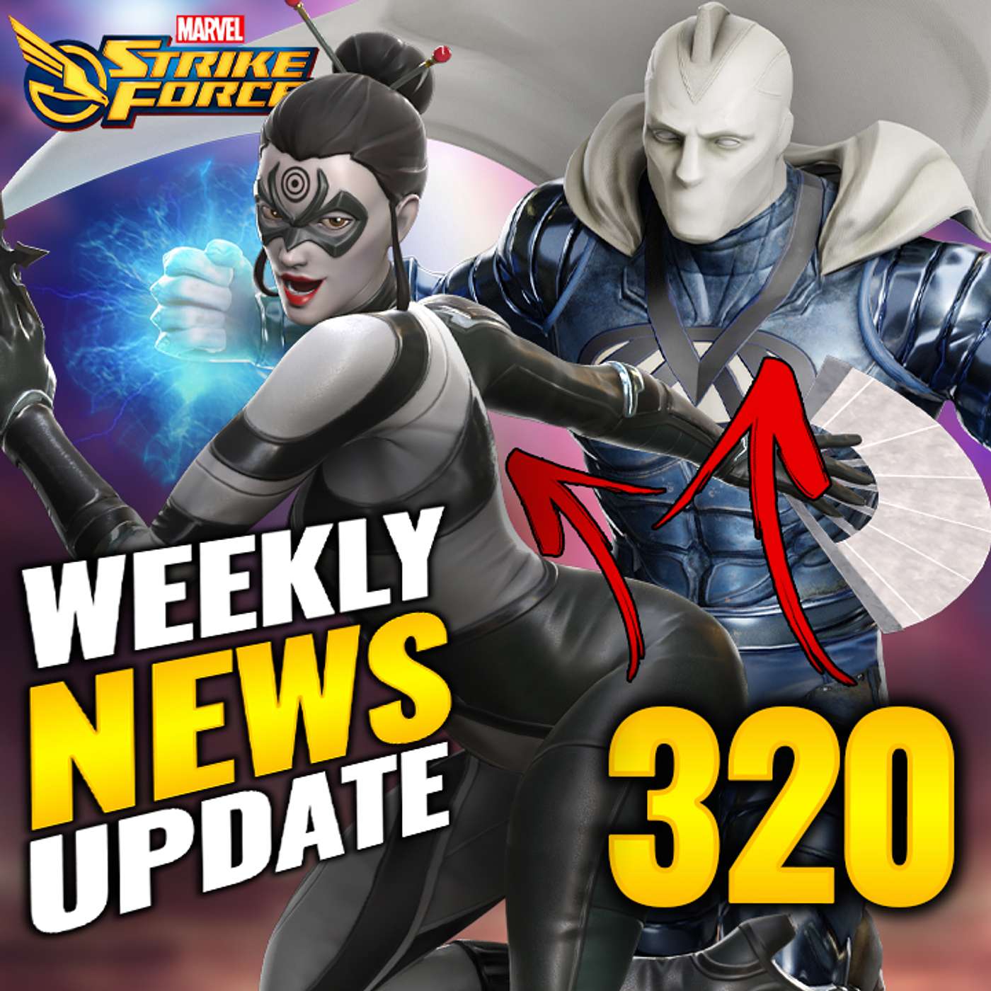 Episode 320: NEW PROMO! CLAIM NOW! Blue Marvel Next Week! Lady Bullseye & Omega Raids! Marvel Strike Force Episode 320: NEW PROMO! CLAIM NOW! Blue Marvel Next Week! Lady Bullseye & Omega Raids! Marvel Strike Force