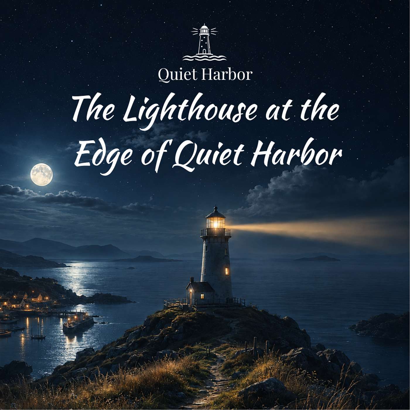 The Lighthouse at the Edge of Quiet Harbor ⚓