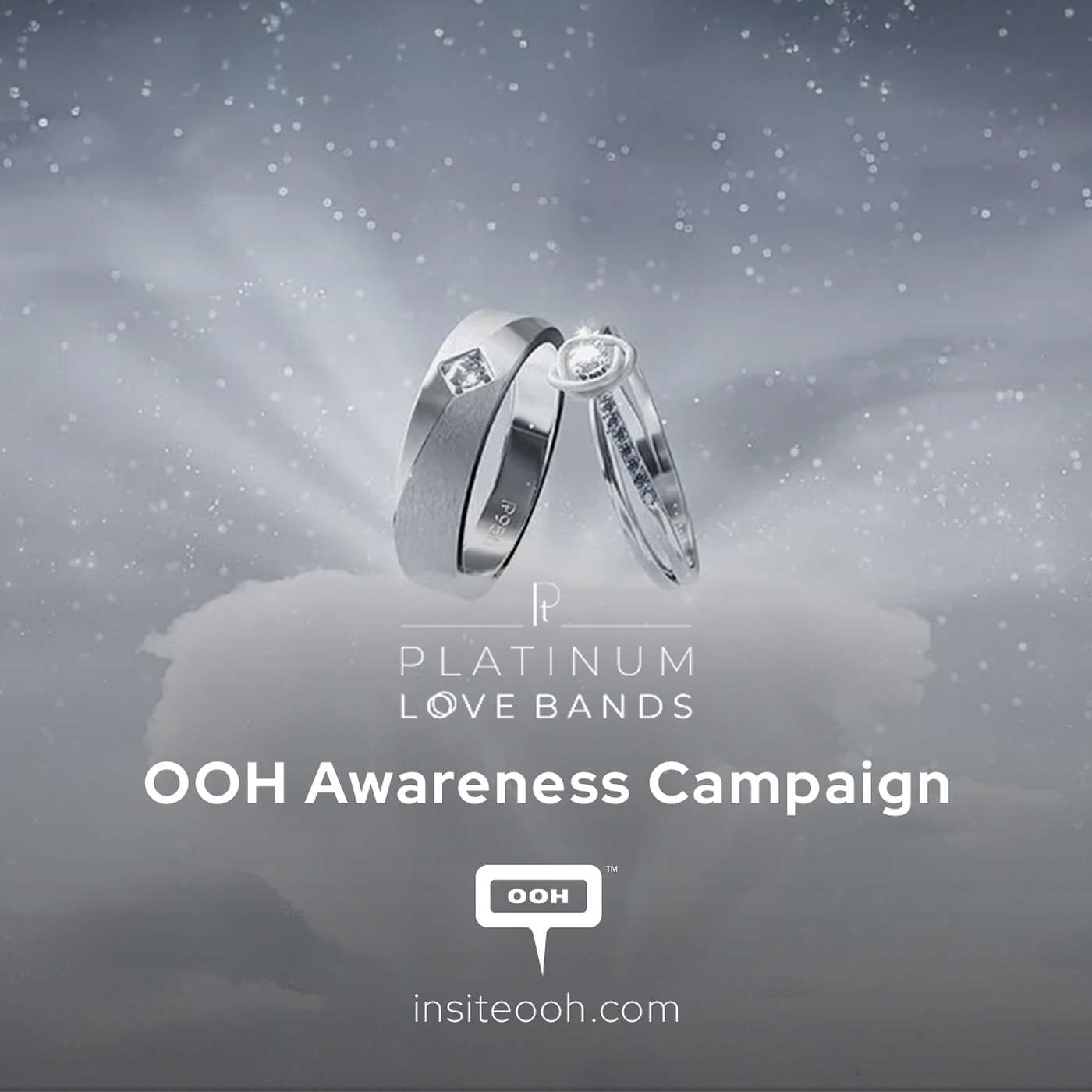 Rare, White, Unforgettable: Platinum Love Bands Steal the D/OOH Scene