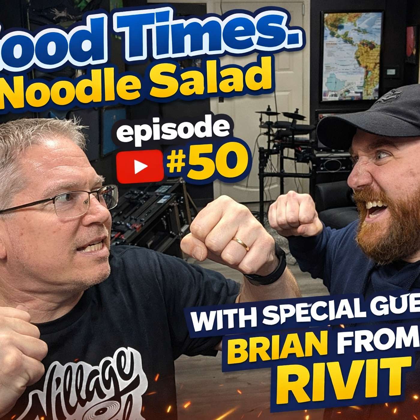 #50- Rivit talks dad being kidnapped in Africa, building a dream with studio musicians, and a wild double-life in music