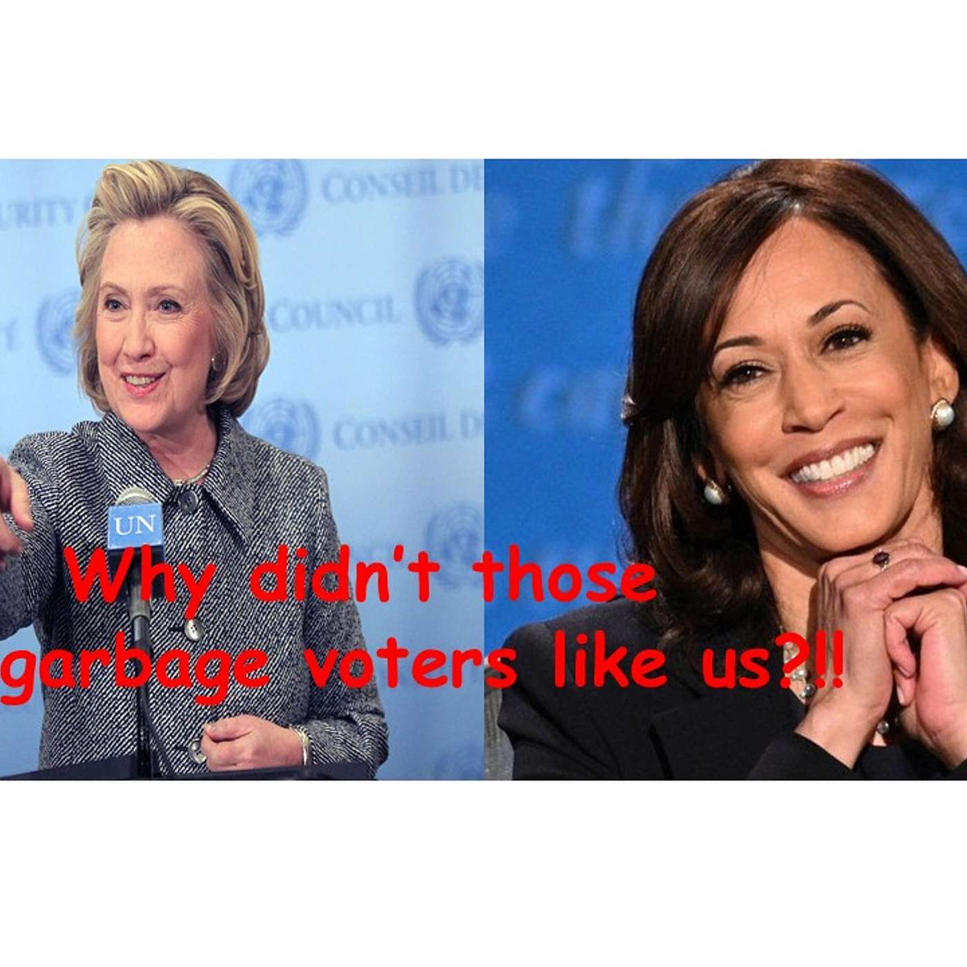 Hillary and Kamala were simply unlikable.