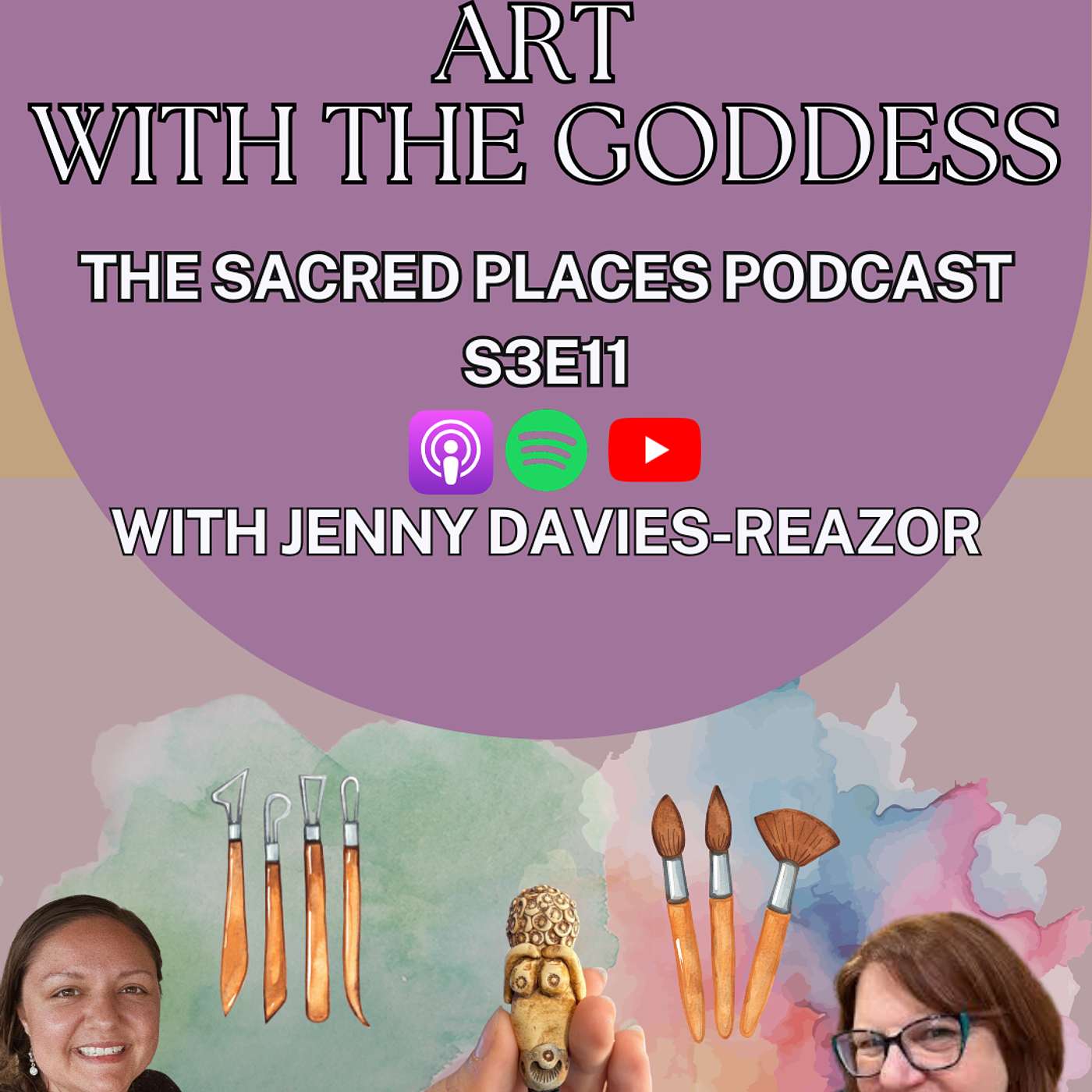 Creating Sacred Art with the Goddess with Jenny Davies-Reazor | Sacred Places S3E11 episode artwork
