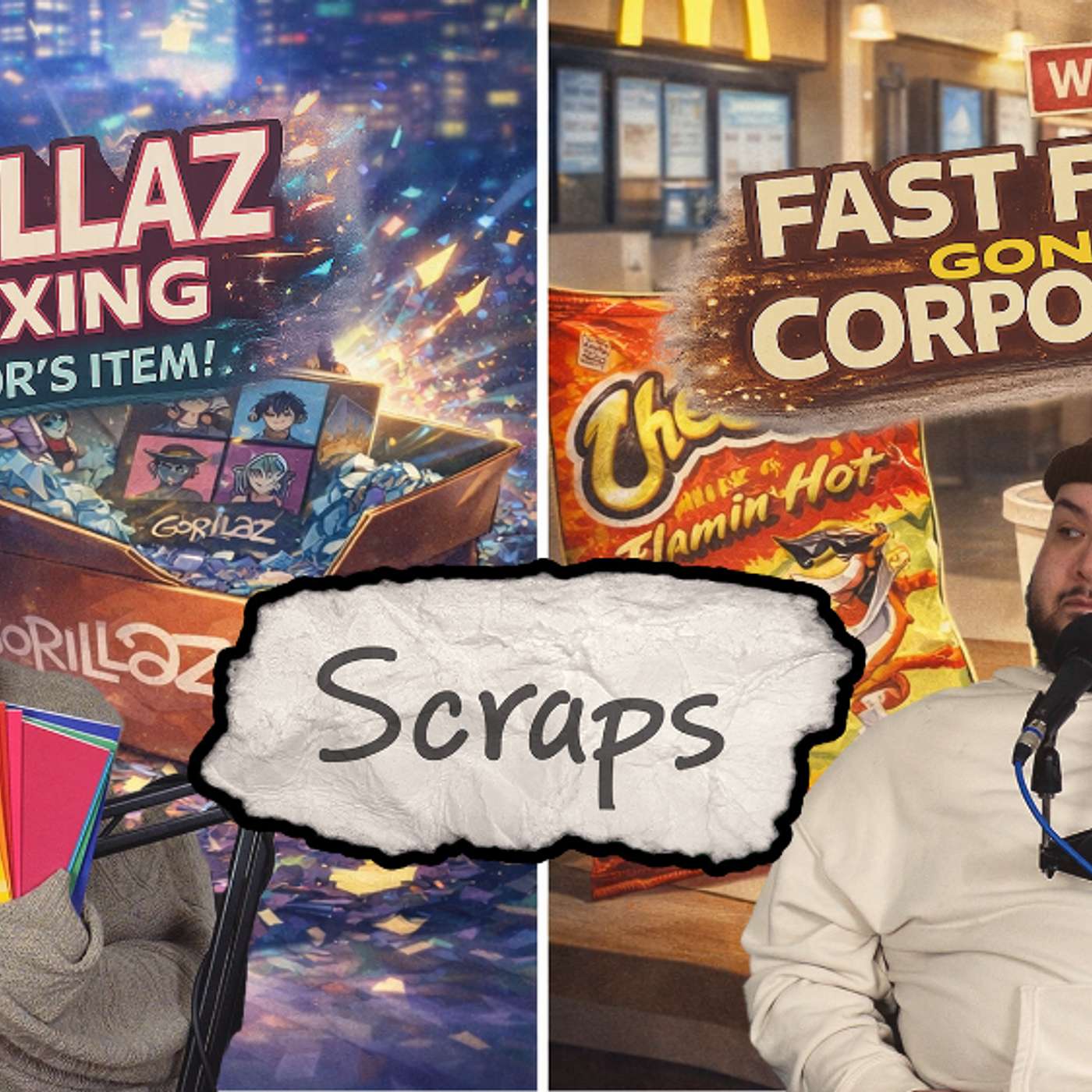 Fast Food Went Corporate… While We Unbox Gorillaz! - Scraps #27