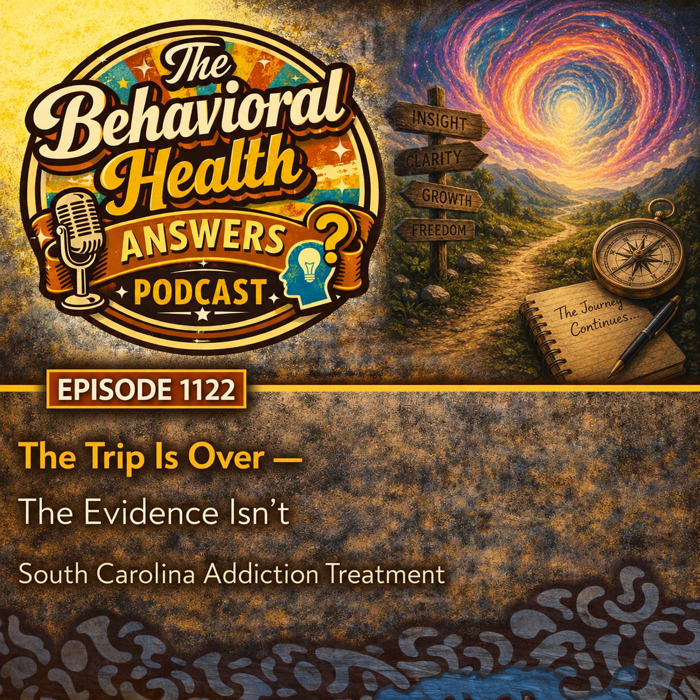 Episode 1122: The Trip Is Over - The Evidence Isn't | South Carolina Addiction Treatment episode artwork