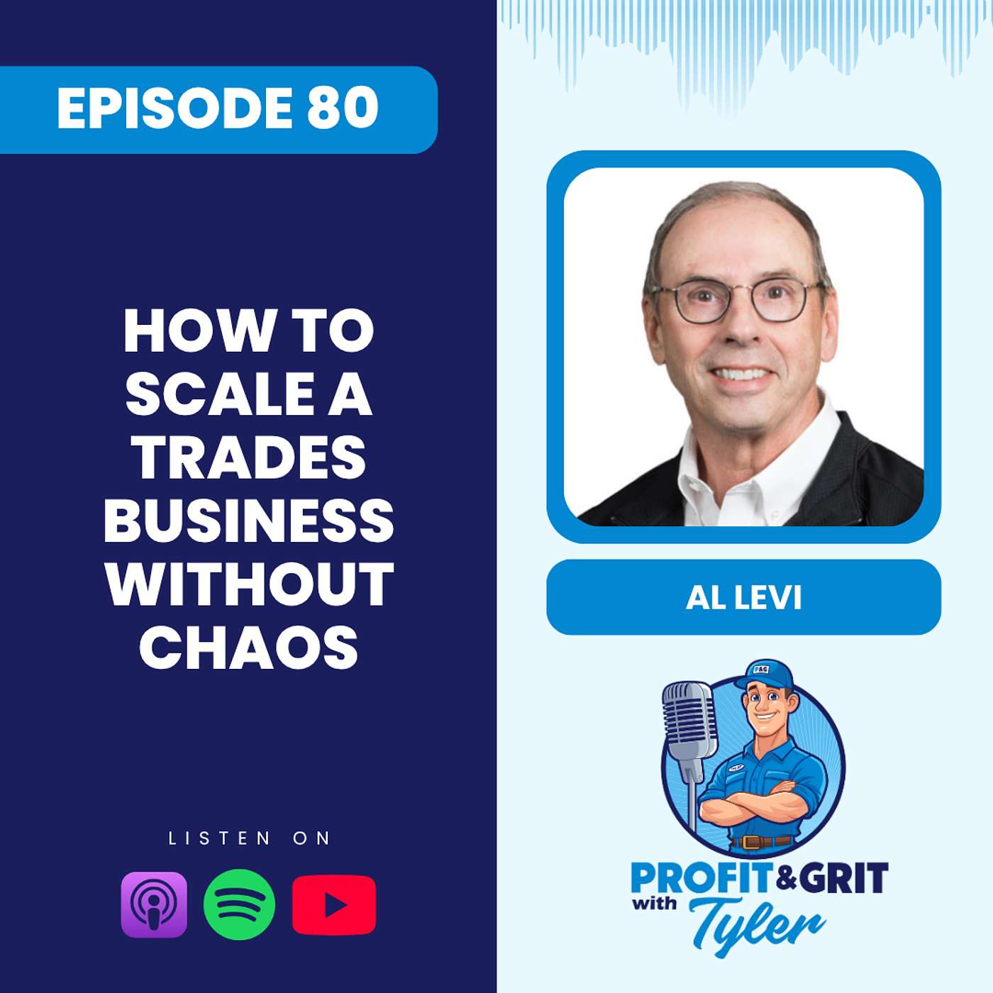 How to Scale a Trades Business Without Chaos - AI Levi episode artwork