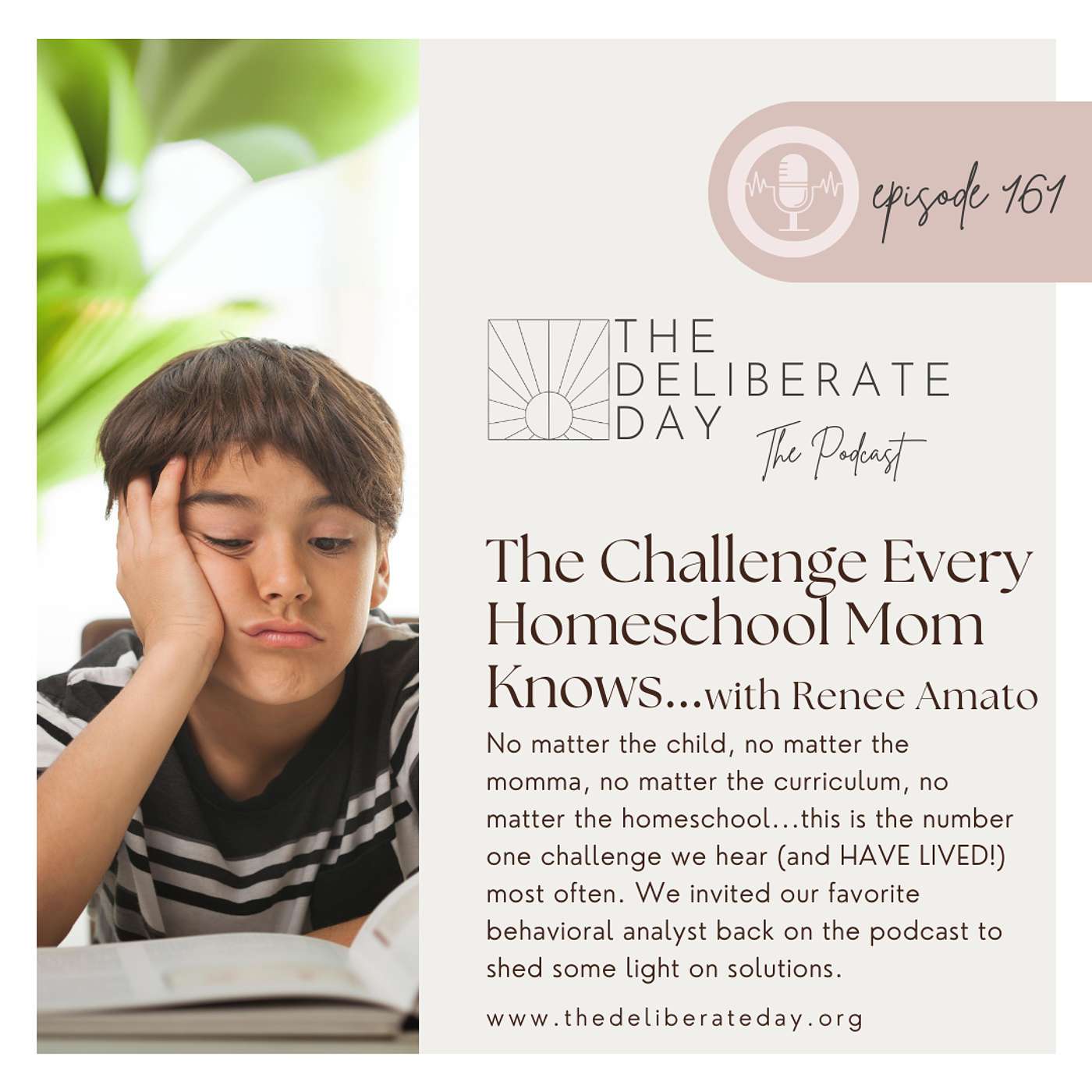 161. The Challenge Every Homeschool Mom Knows with Renee Amato