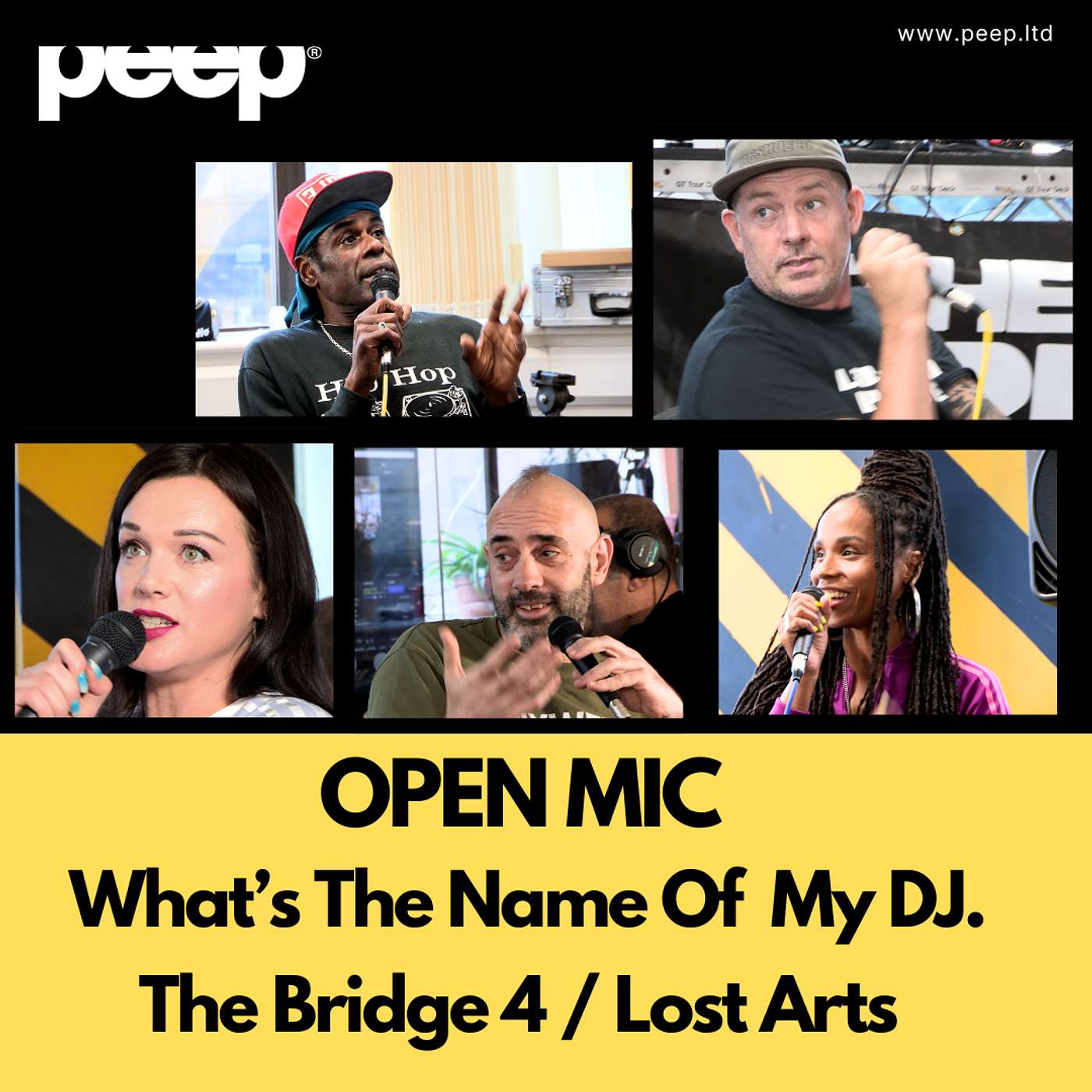 Newcastle Lost Arts Panel Discussion 'What's The Name Of My DJ' presented by The Bridge Hip Hop and produced by peep magazine