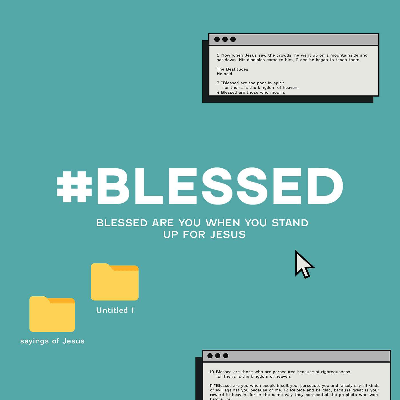 #Blessed: | Blessed are you when you stand up for Jesus | Week 9