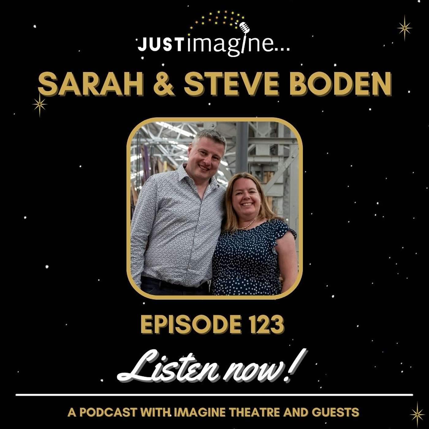 Episode 123 - Sarah & Steve Boden Episode 123 - Sarah & Steve Boden