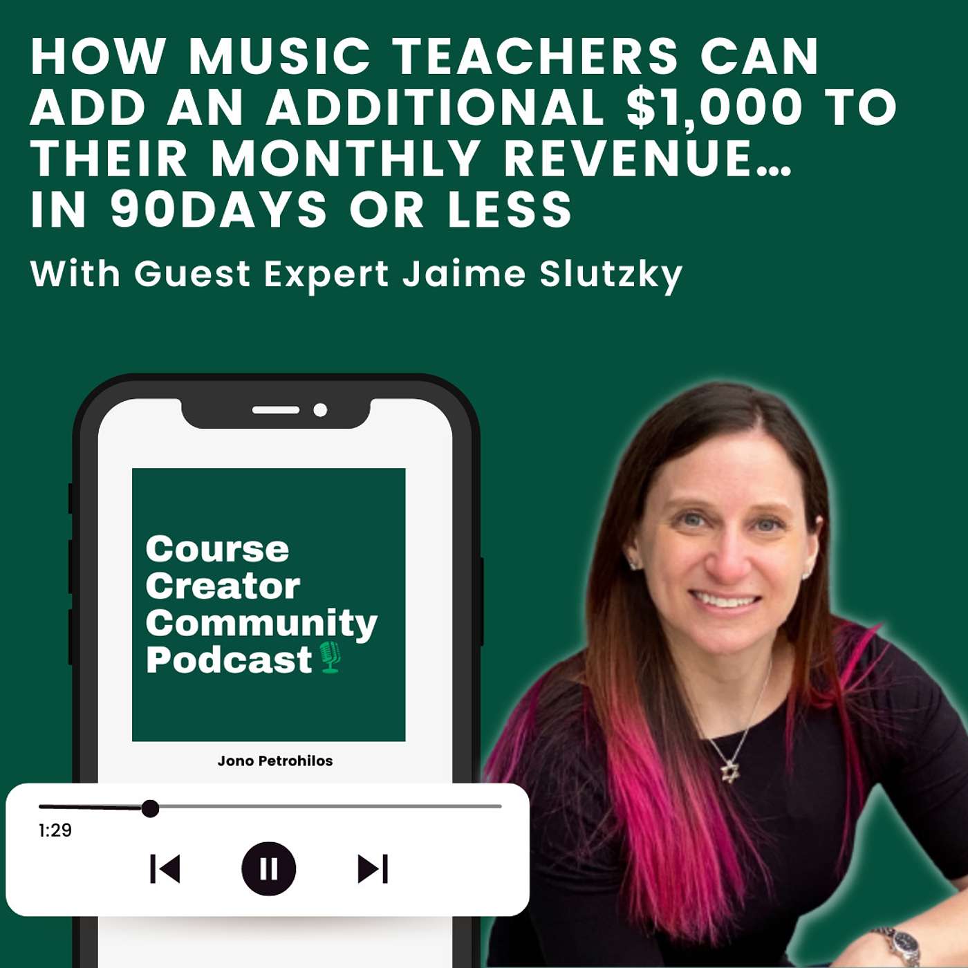 How music teachers can add an additional $1,000 to their monthly revenue… in 90days or less