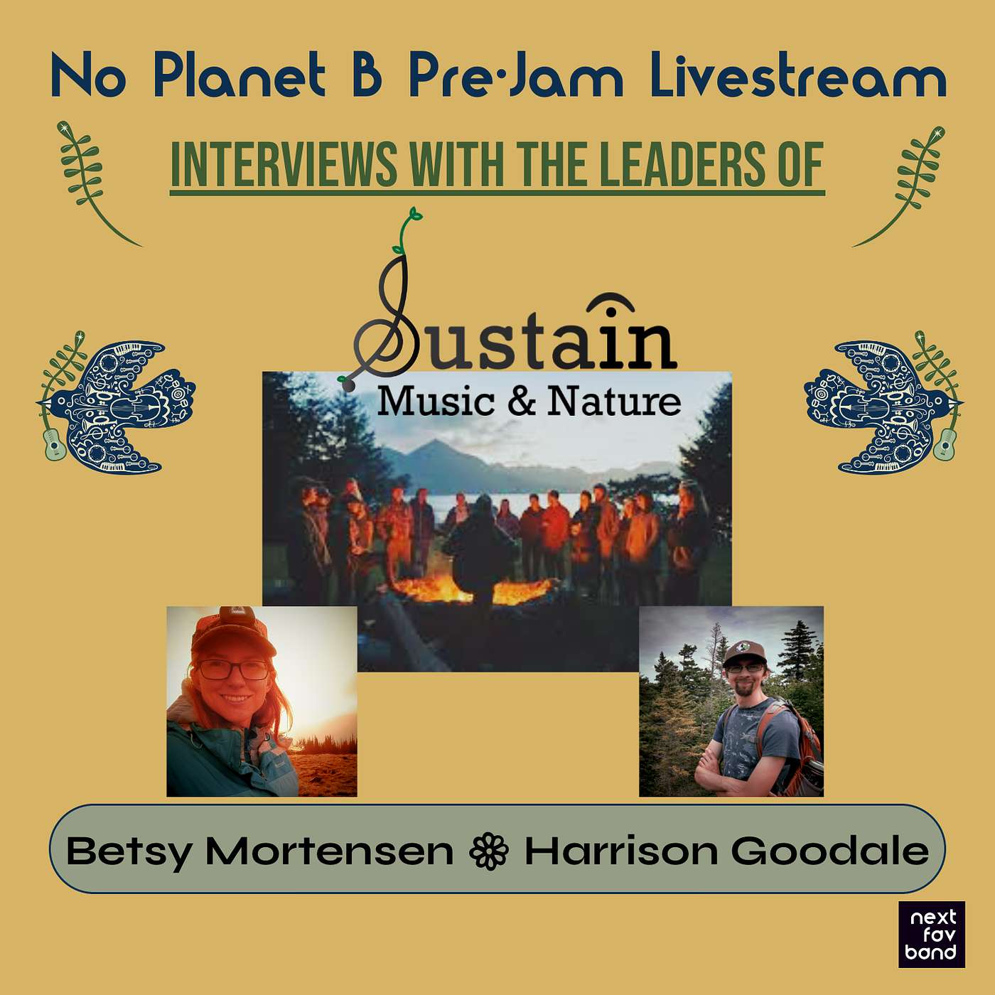 Sustain Music & Nature with Betsy Mortensen & Harrison Goodale - Your Next Favorite Band Sustain Music & Nature with Betsy Mortensen & Harrison Goodale - Your Next Favorite Band