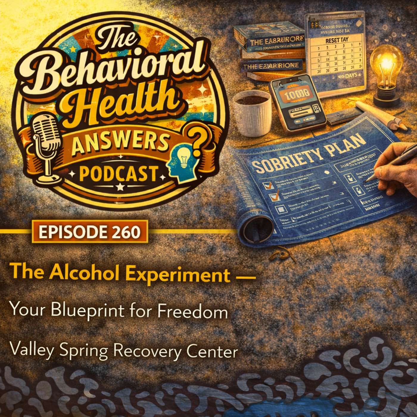 Episode 260: The Alcohol Experiment - Your Blueprint for Freedom | Valley Spring Recovery Center episode artwork