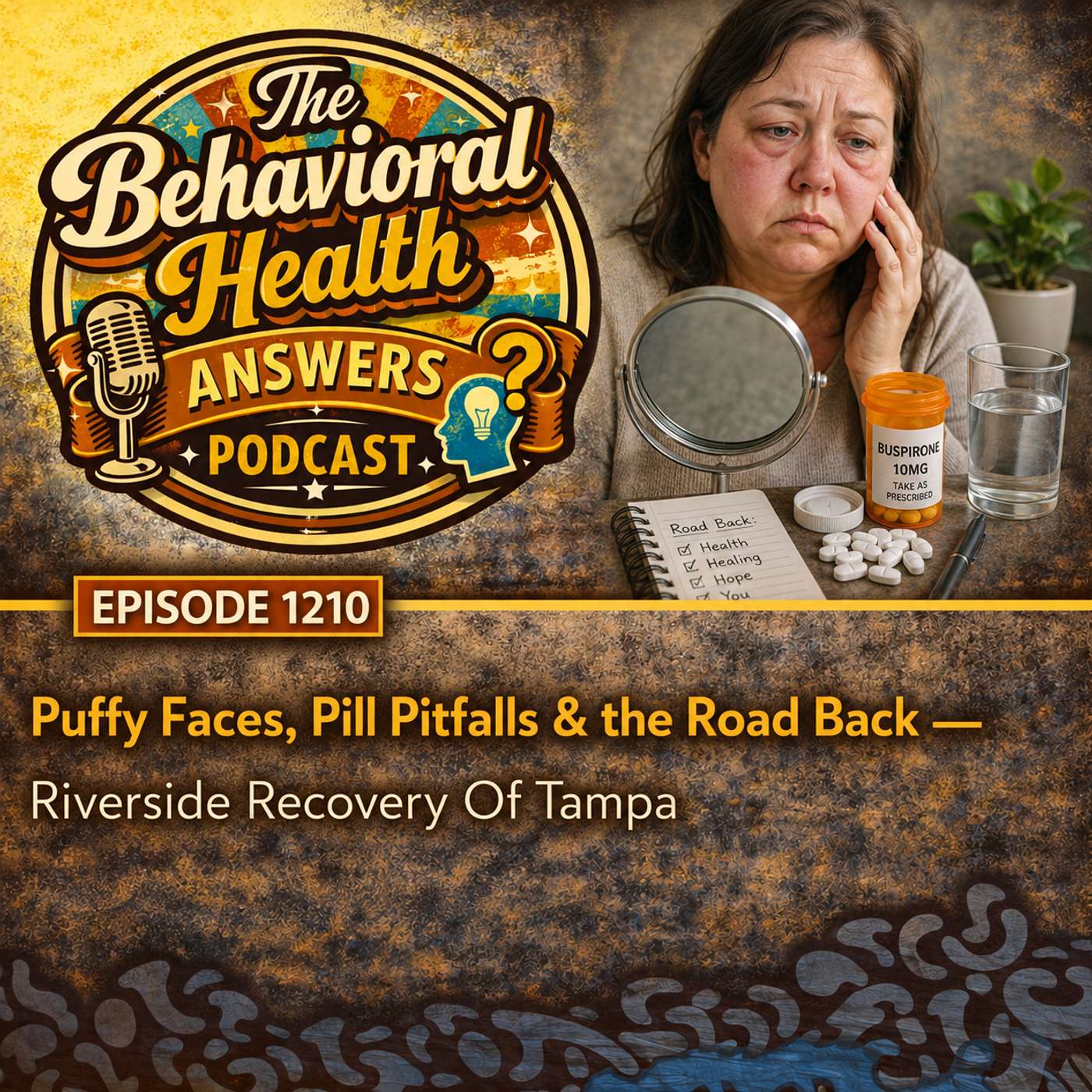 Episode 1210: Puffy Faces, Pill Pitfalls & the Road Back | Riverside Recovery Of Tampa episode artwork
