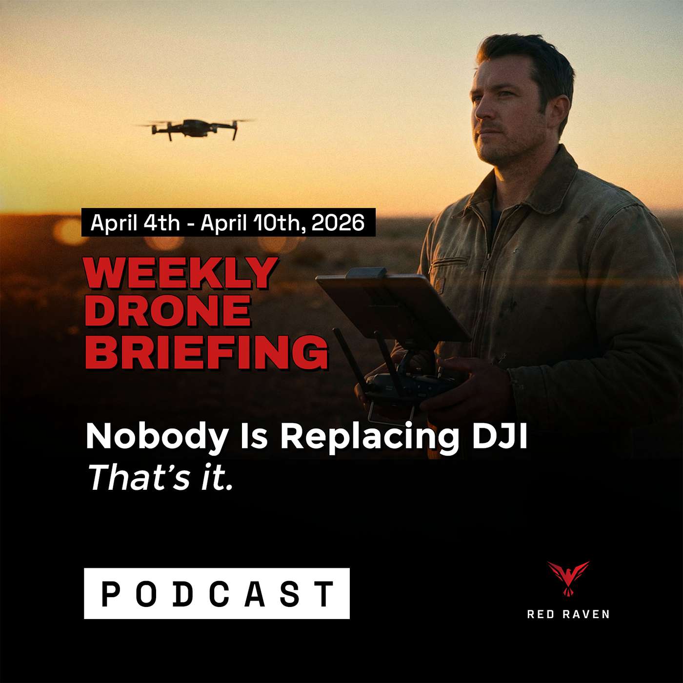 Nobody Is Replacing DJI, the Mavic 2 Era Ends, and Amazon's Drone Delivery Reality Check — UAS Weekly Briefing April 10, 2026 Nobody Is Replacing DJI, the Mavic 2 Era Ends, and Amazon's Drone Delivery Reality Check — UAS Weekly Briefing April 10, 2026