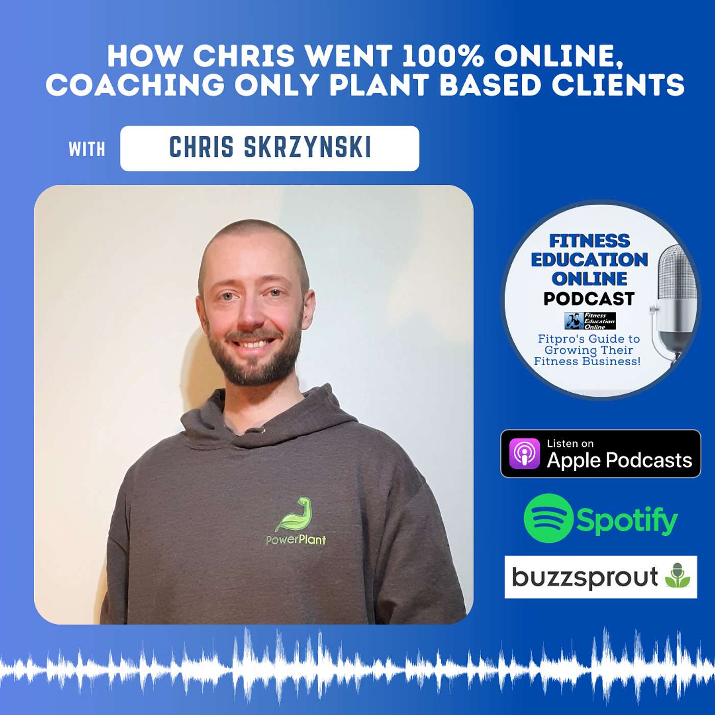 Ep 229:  How Chris went 100% online, coaching only plant based clients episode artwork