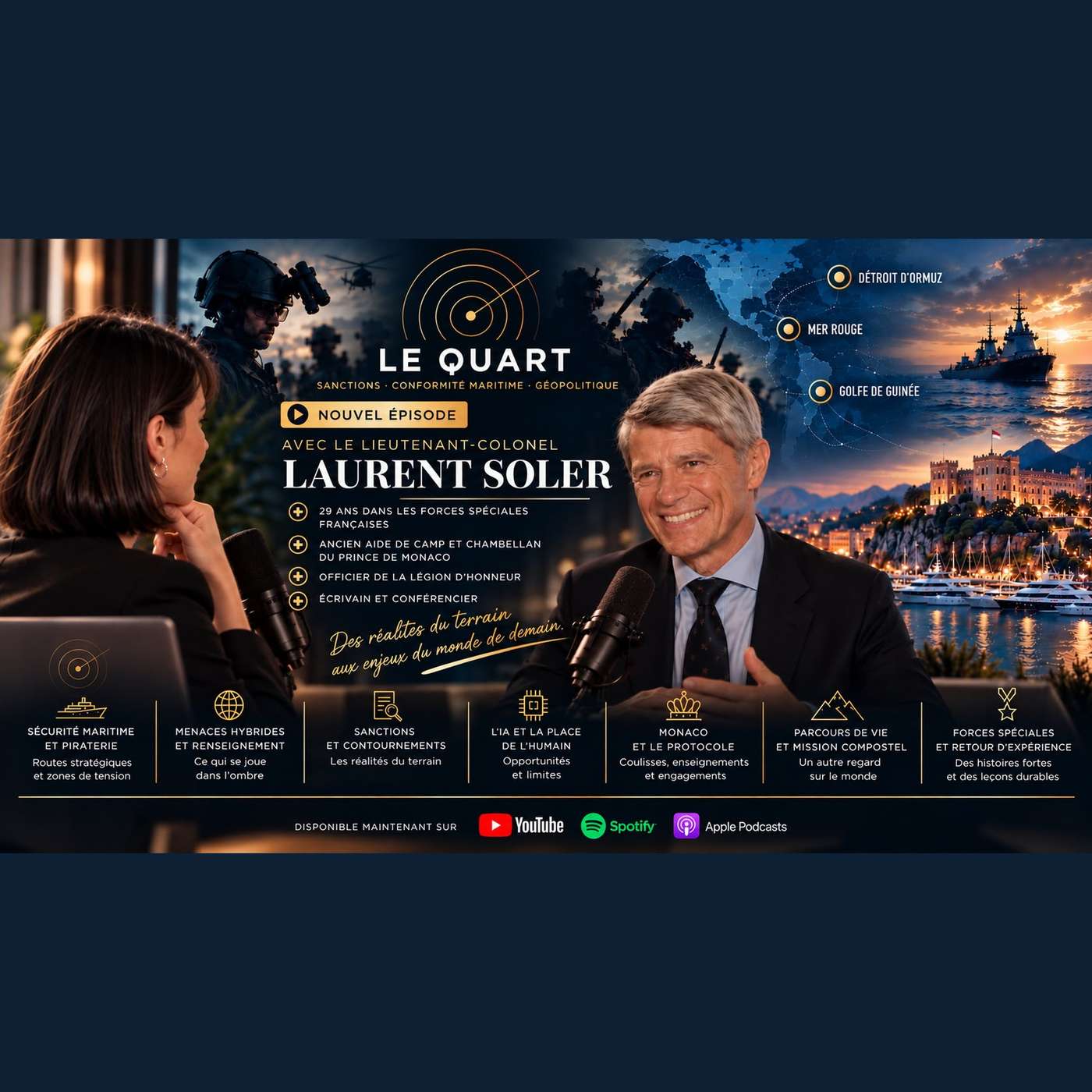 Le Quart — 29 ans dans l&rsquo;ombre : le Lieutenant-Colonel Laurent SOLER lève le voile