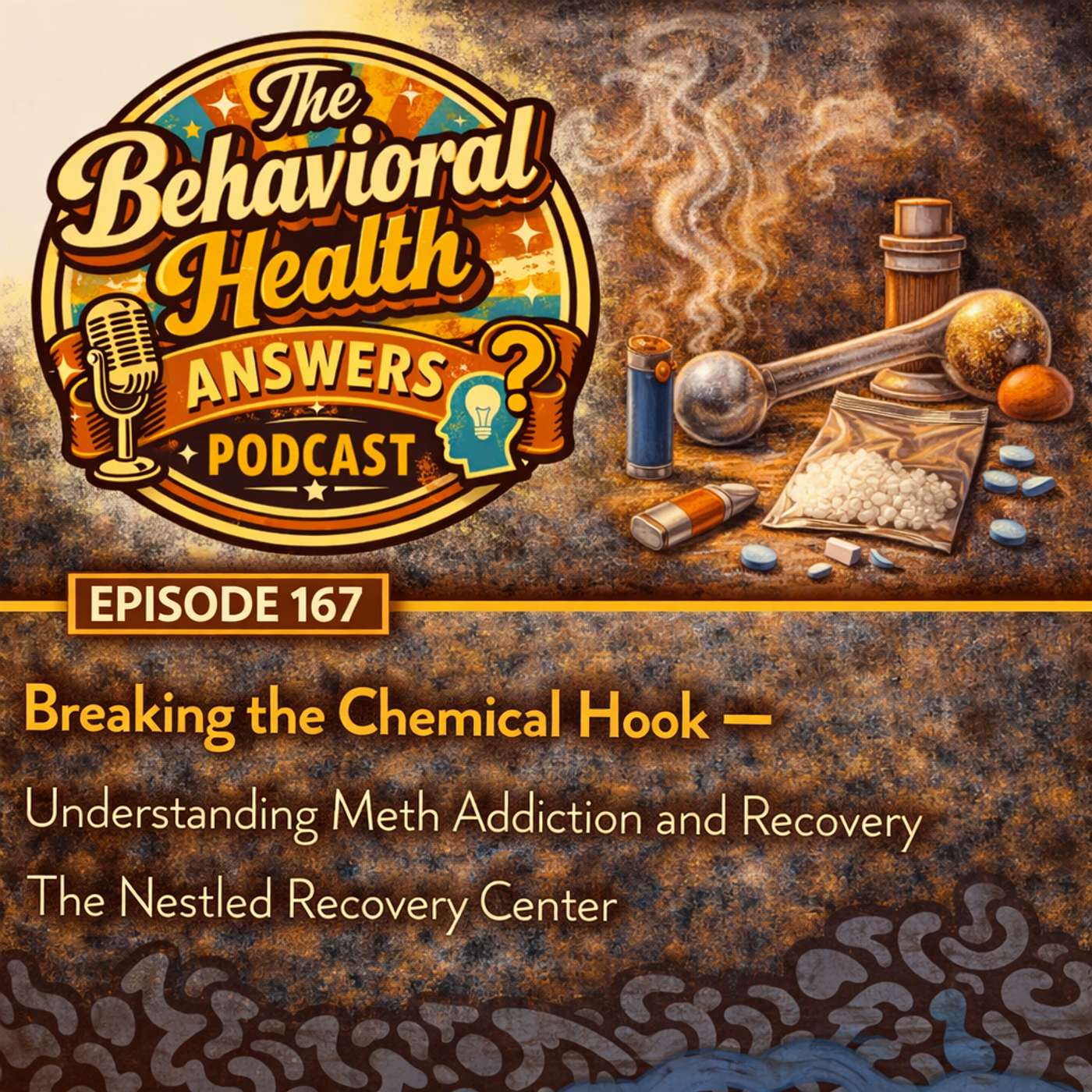 Episode 167: Breaking the Chemical Hook - Understanding Meth Addiction and Recovery | The Nestled Recovery Center episode artwork