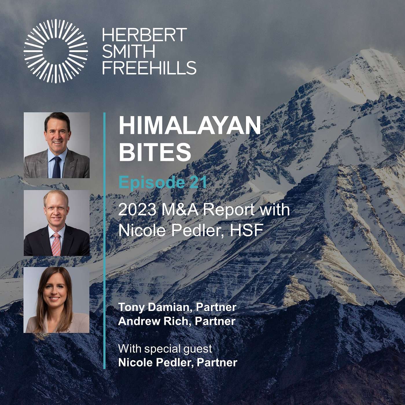Himalayan Bites: EP21 - 2023 M&A Report with Nicole Pedler, HSF episode artwork