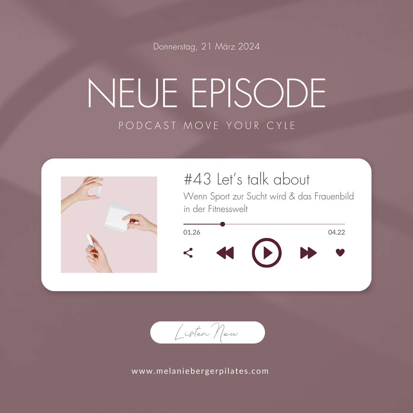 #43 Wenn Sport zur Sucht wird & das Frauenbild der Fitnesswelt
