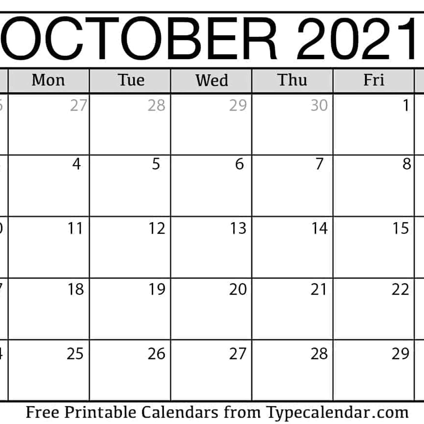 Printable Calendars