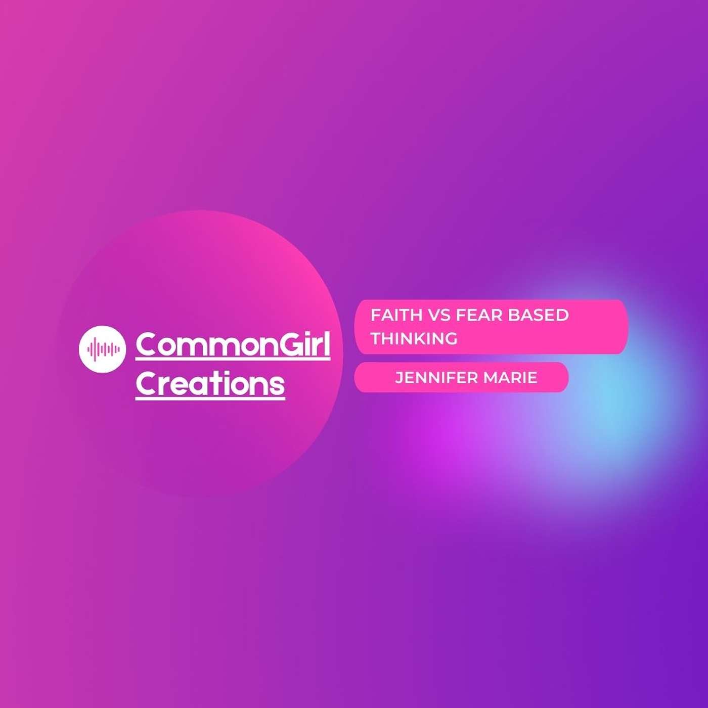 Faith vs Fear Based Thinking Faith vs Fear Based Thinking