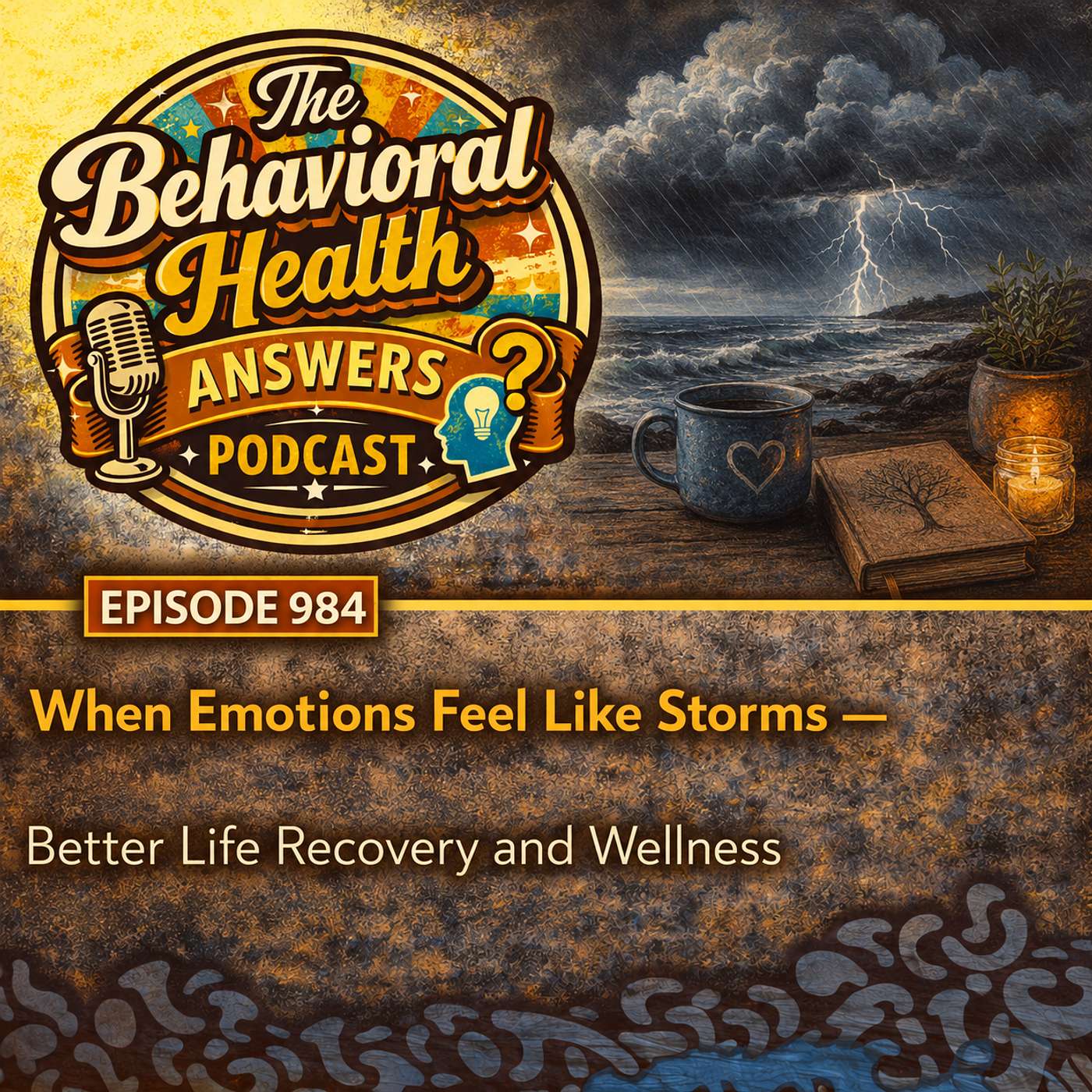 Episode 984: When Emotions Feel Like Storms | Better Life Recovery and Wellness episode artwork