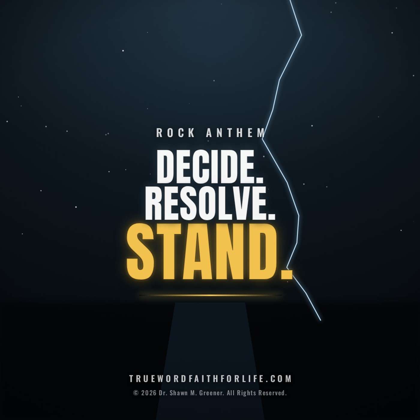 Decide.  Resolve.  STAND! episode artwork