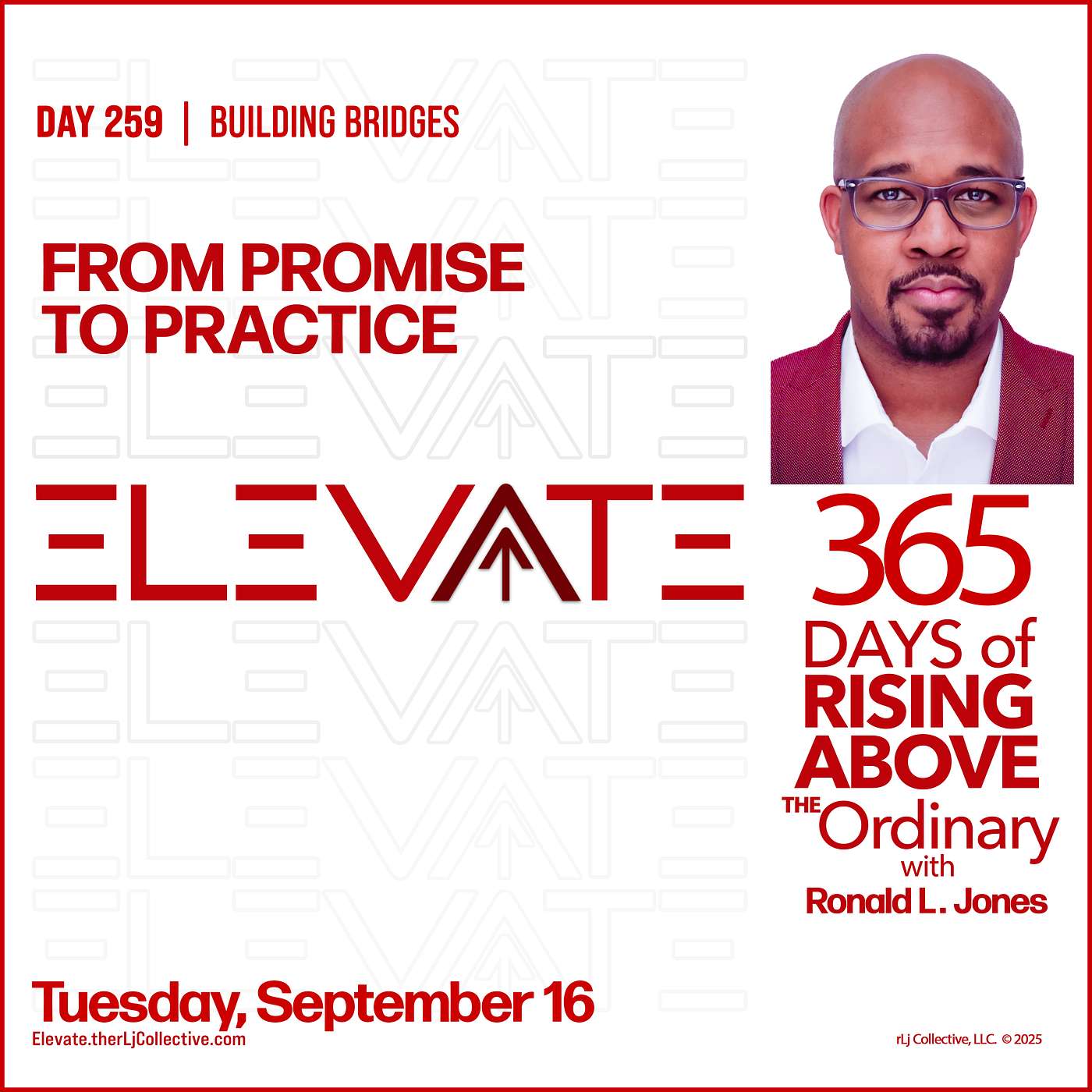 Day 259: From Promise to Practice