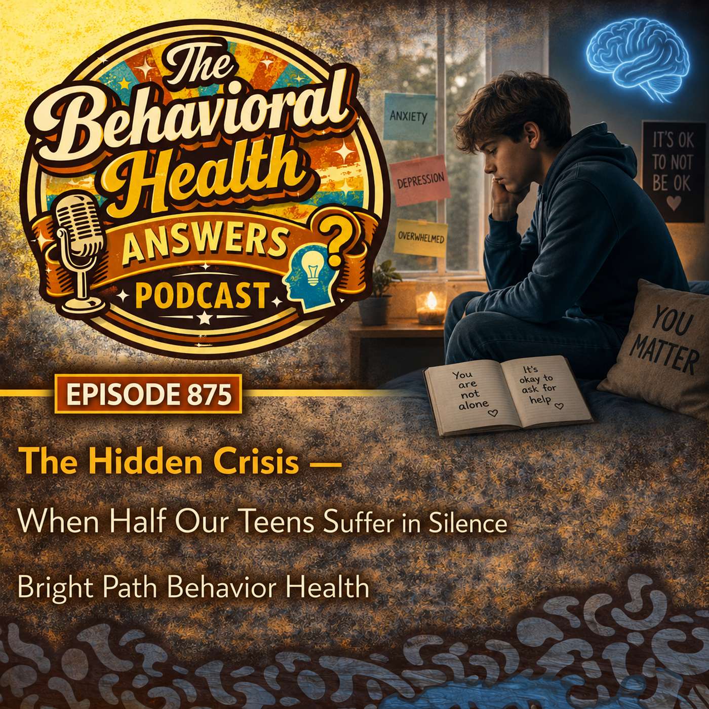 Episode 875: The Hidden Crisis - When Half Our Teens Suffer in Silence | Bright Path Behavior Health episode artwork