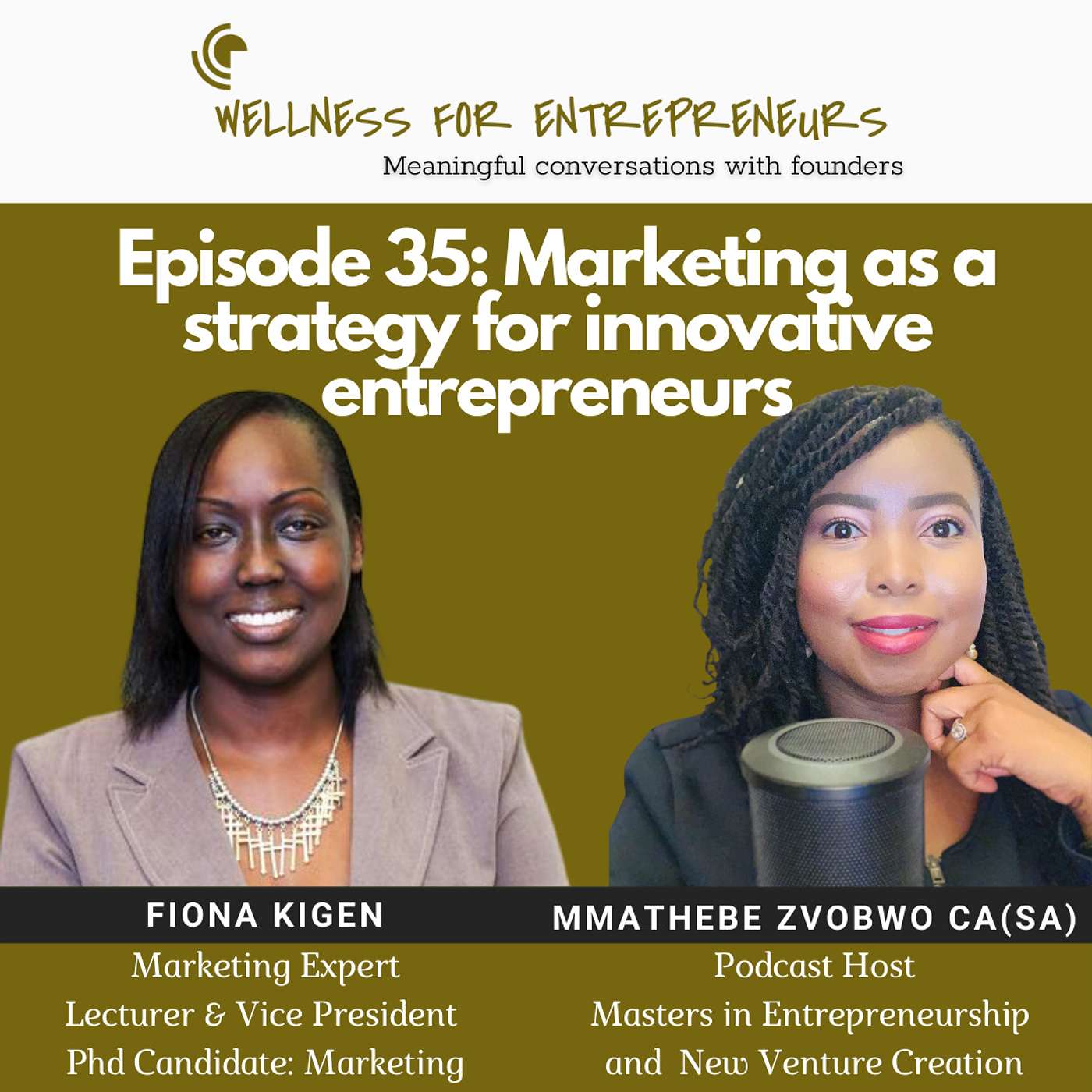 Episode 35: Marketing as a strategy for innovative entrepreneurs, with Fiona Kigen