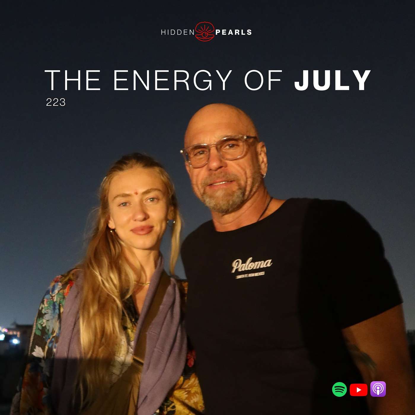 223. July at Hidden Pearls: Yoga, Chakras & TEU with Emma and Bruce