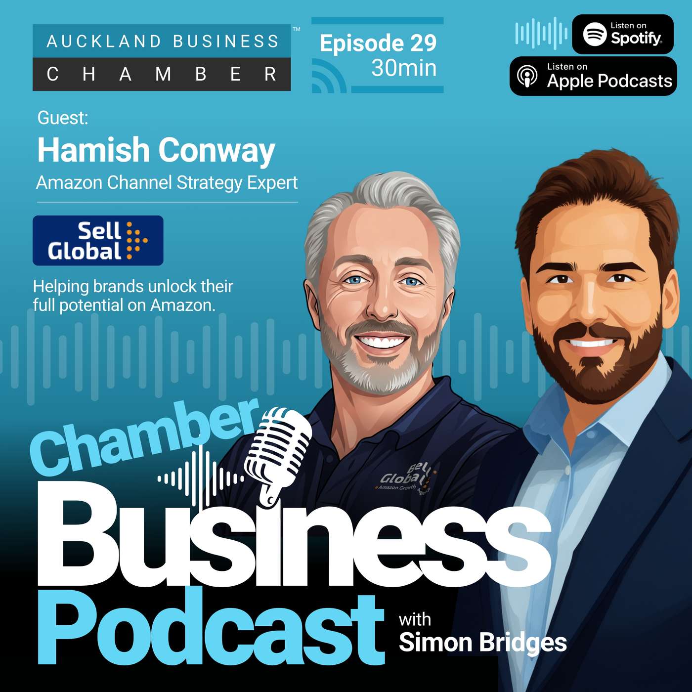 Helping New Zealand brands export to the world through Amazon - Episode 29 of Chamber Business Podcast