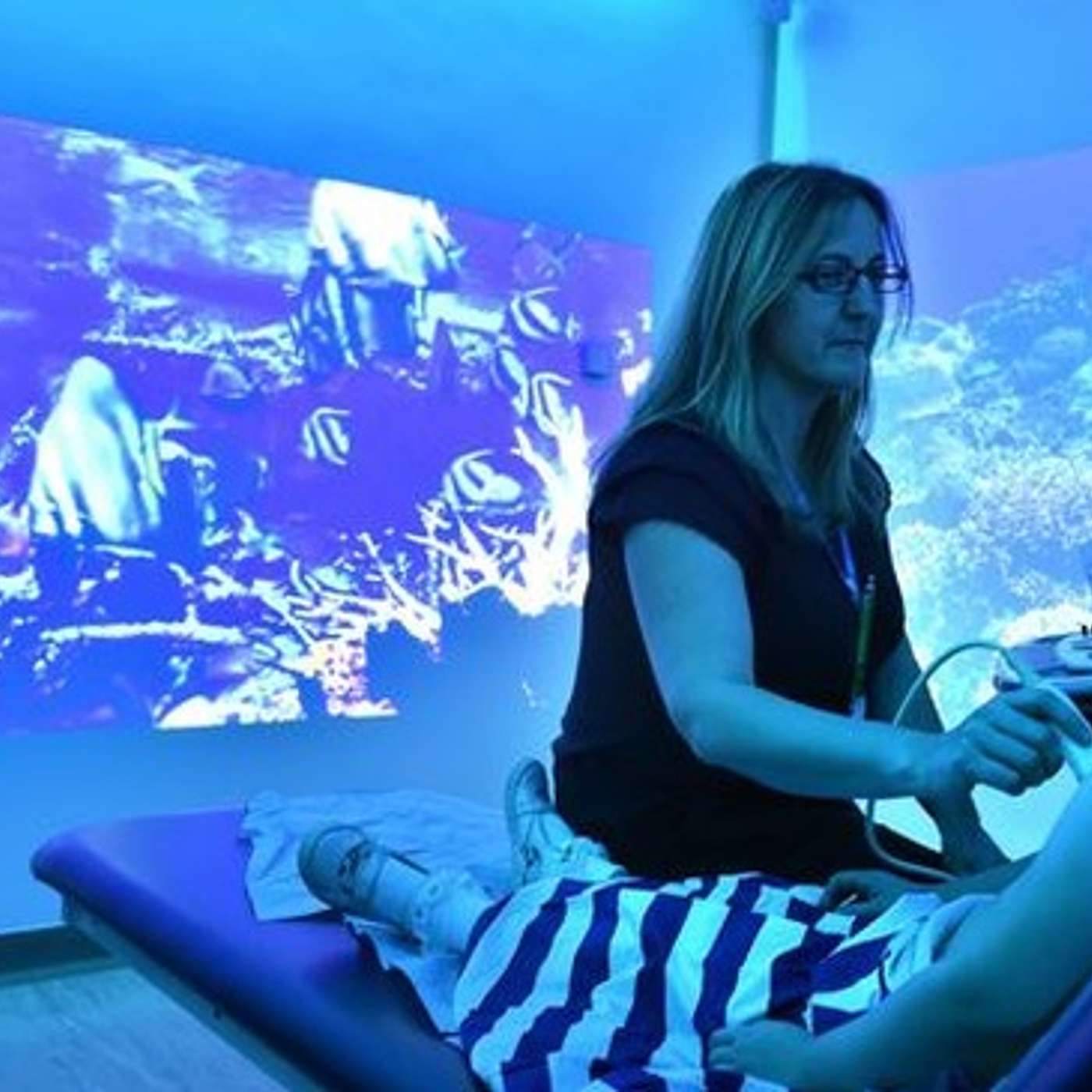 The benefits of 4D Immersive Distraction Technology in a children's hospital.