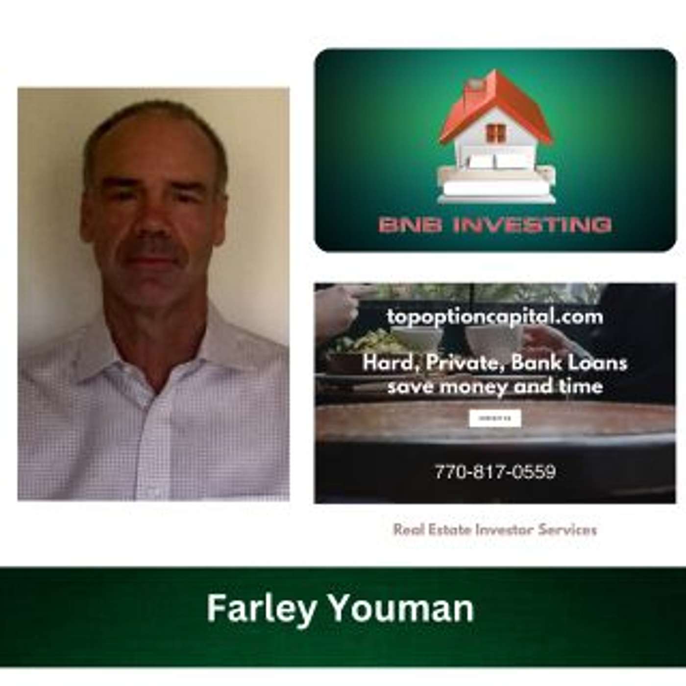 100% Financing for your real estate business with Farley Youman