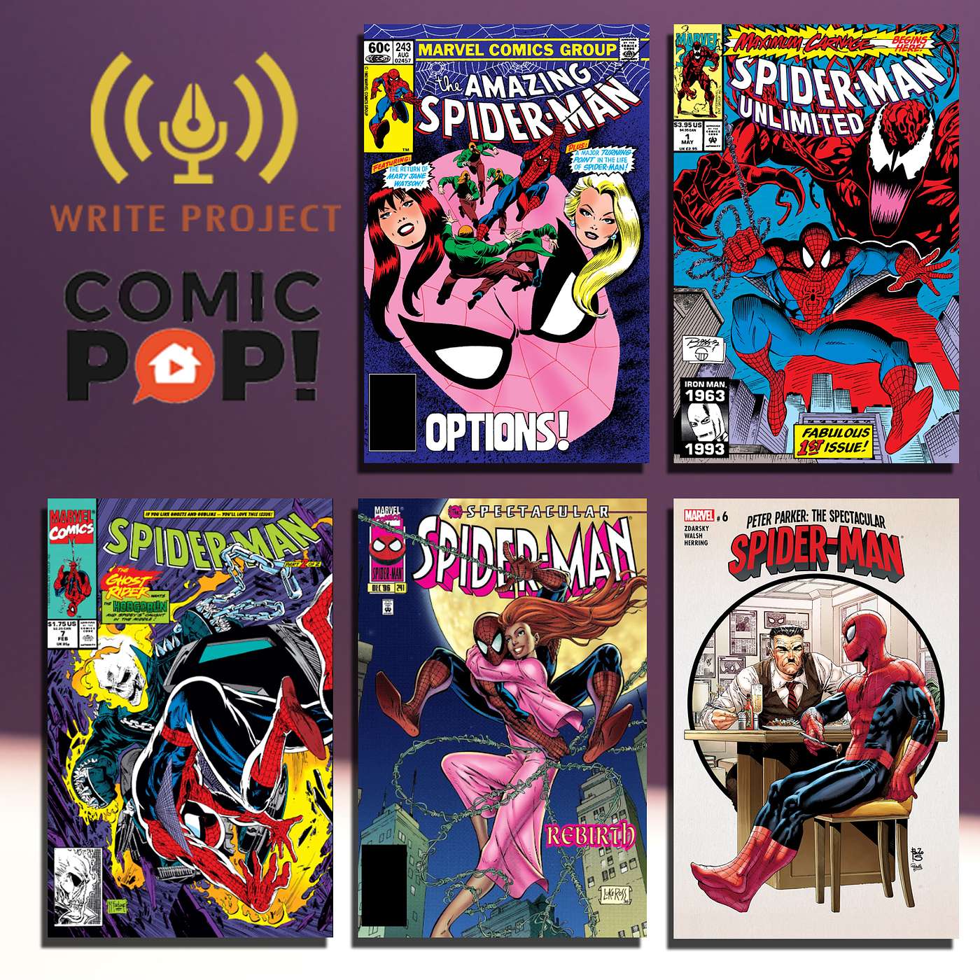 Best Issues of Spider-Man: Part 2!, featuring ComicPop! | The Write Project episode artwork