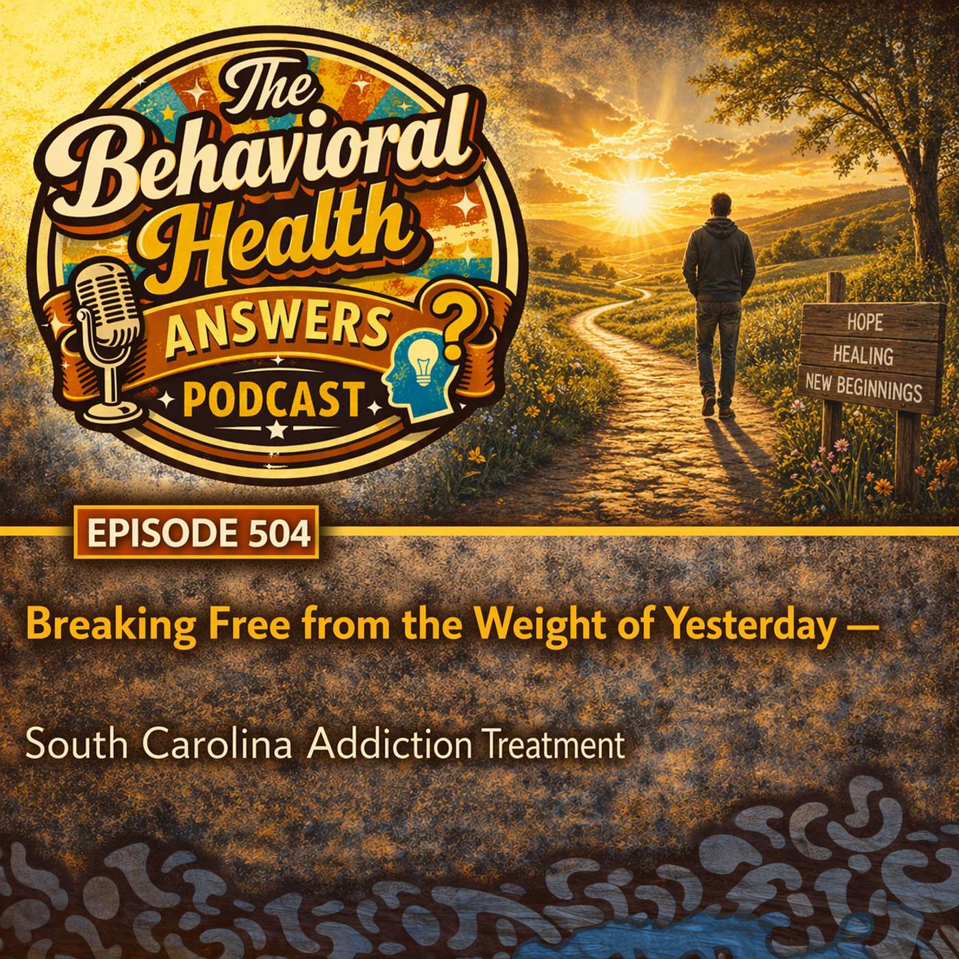 Episode 504: Breaking Free from the Weight of Yesterday | South Carolina Addiction Treatment episode artwork
