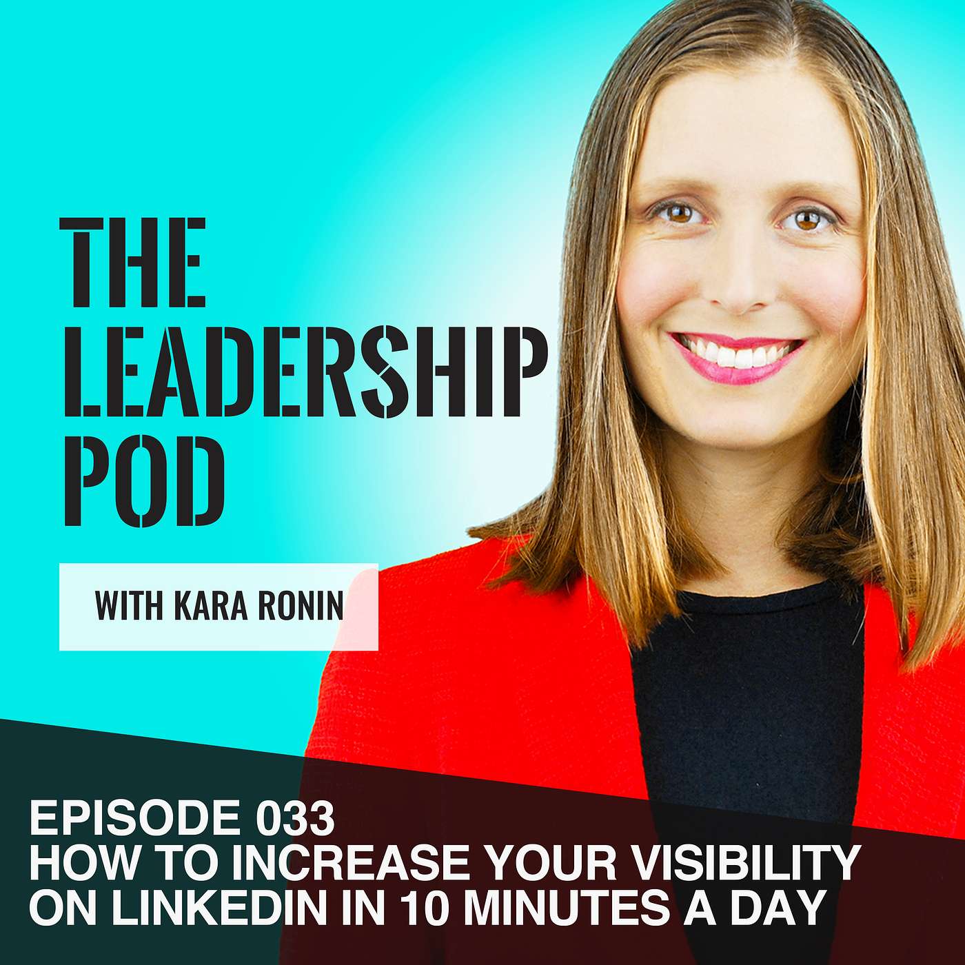 [033] How to Increase Your Visibility on LinkedIn in 10 Minutes a Day! episode artwork