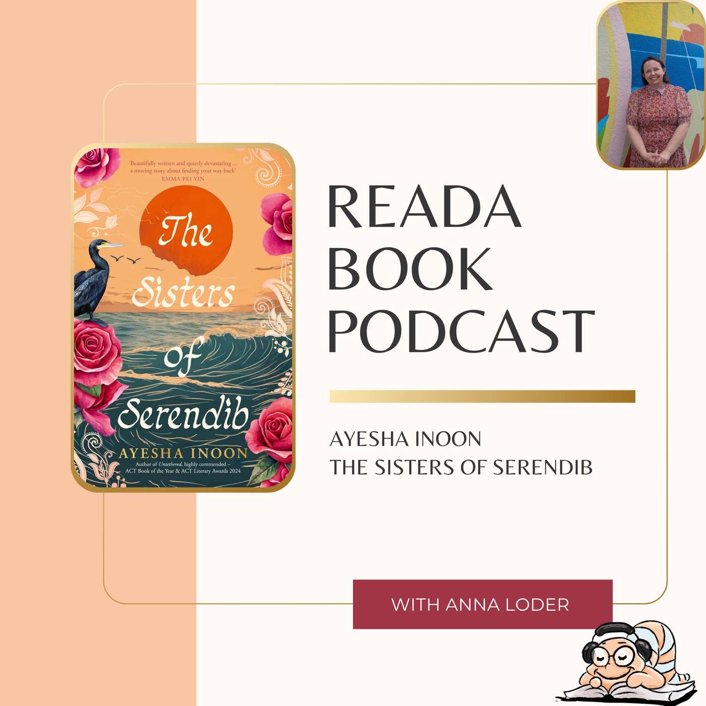 ReadA Book Podcast- Ayesha Inoon The Sisters of Serendib episode artwork