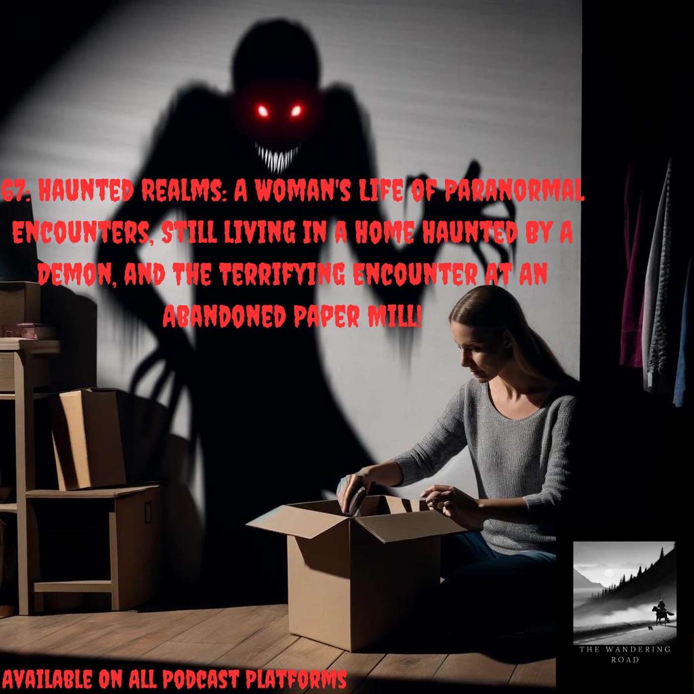 67: Haunted Realms: A Woman's Life of Paranormal Encounters, Still living In a Home Haunted By A Demon, and The Terrifying Encounter At An Abandoned Paper Mill!