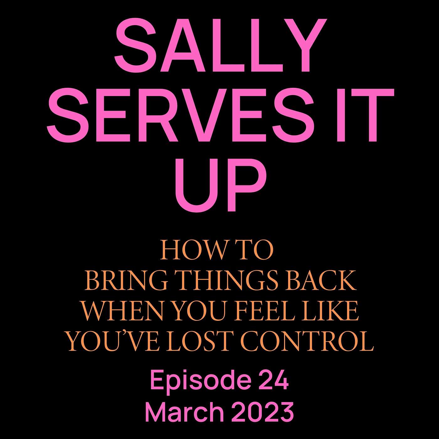 Sally Serves It Up