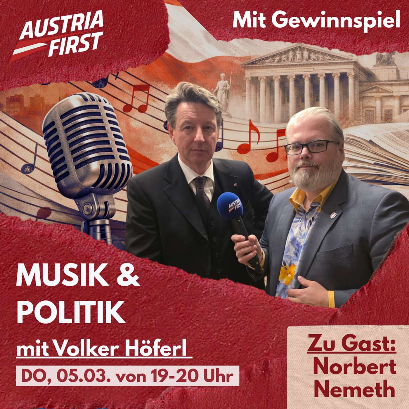 Norbert Nemeth zwischen „Carmina Burana“ und „Drahdiwaberl“ – Musik und Politik episode artwork