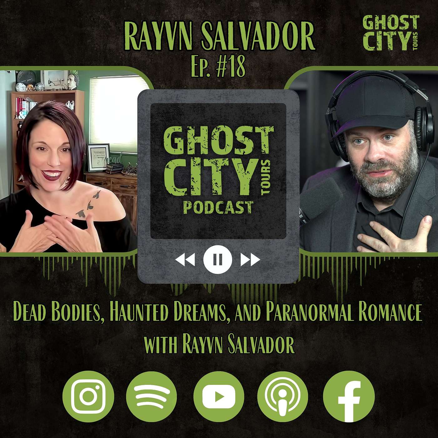 GCT Podcast | Dead Bodies, Haunted Dreams, and Paranormal Romance w/ Rayvn Salvador