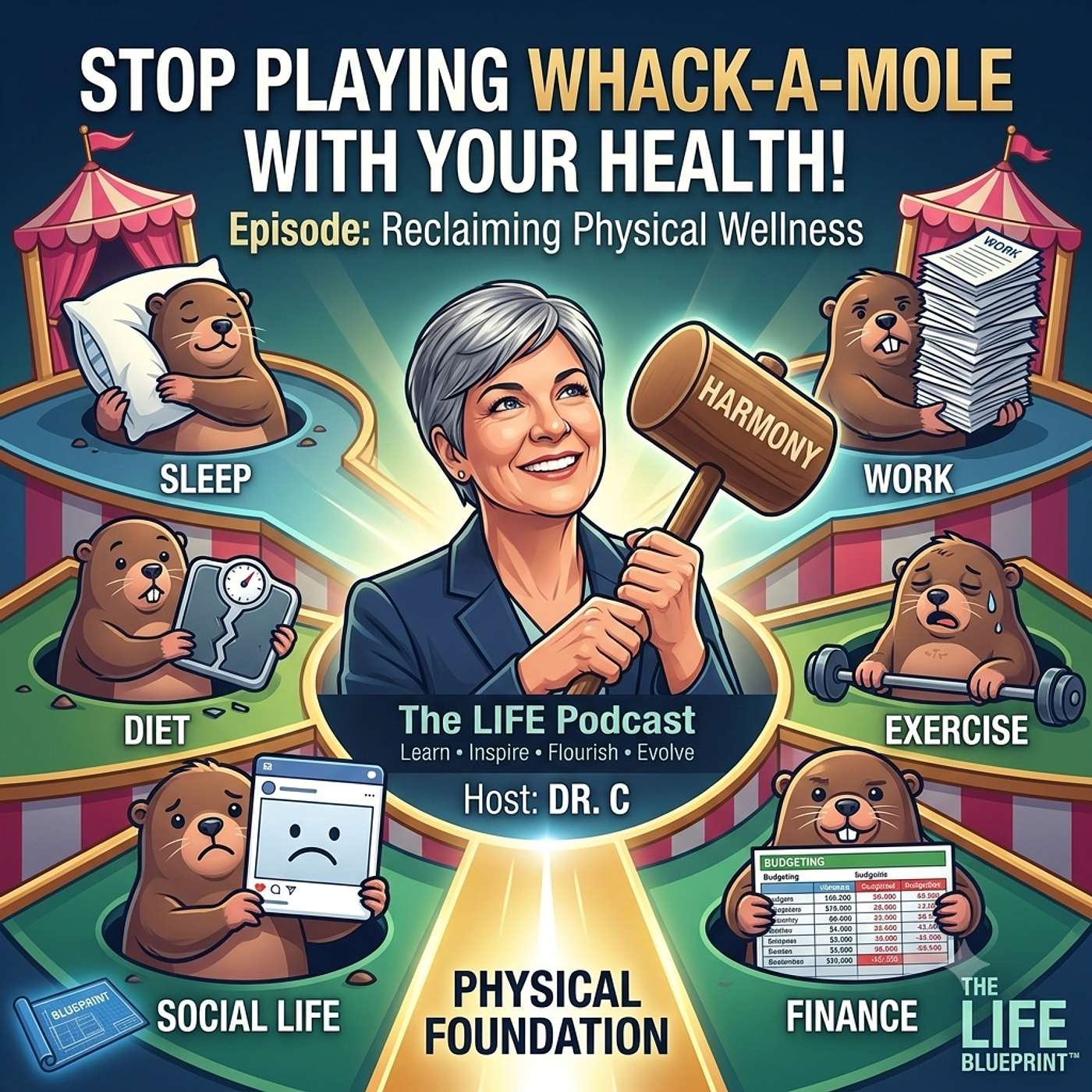 Physical Wellness & Burnout Recovery: Beyond Diet Culture with Dr. C — LIFE Podcast with Dr. C